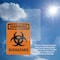 Signmission Biohazard With Symbol OSHA Warning Sign, Plastic, 7in W x 10in L, 2PK OS-2PACK-WS-P-710-V-12989 - alternate 4